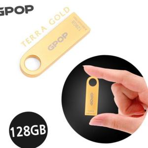 메모리 유에스비 대용량 캐릭터 케이스 듀얼 테라골드 메탈 USB 메모리 128G