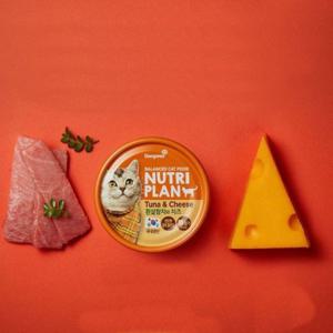 동원 뉴트리플랜 고양이캔(흰살참치와 치츠)24개