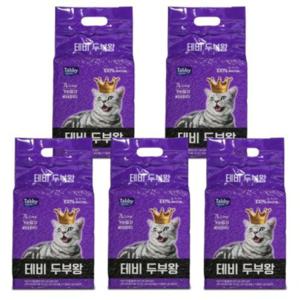테비 두부왕 두부모래가는입자 베이비파우더 7LX5개