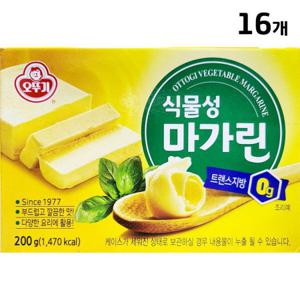 마가린(식물성 오뚜기 200g)X16