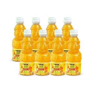 제주 감귤 한라봉 100% 착즙 주스 330ml 8병 무첨가 원액
