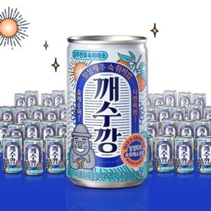 회식 모임 음주전후 숙취해소음료 깨수깡 160ml 6캔