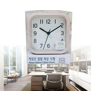 모래시계 플립시계 우드 알람 탁상시계 색상랜덤 1p