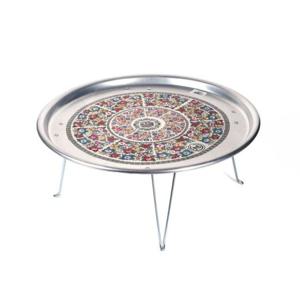 옛날 접이식 양은밥상 2호(50cm) 왕대/양은발상/시골/추억/감성/오봉