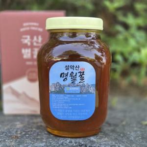 국산 설악산 명월꿀 잡화꿀 사양벌꿀 2.4kg
