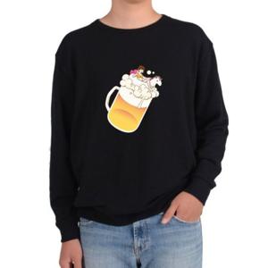 맨투맨 맥주 유니콘 거품 치맥그림 전색상 사이즈