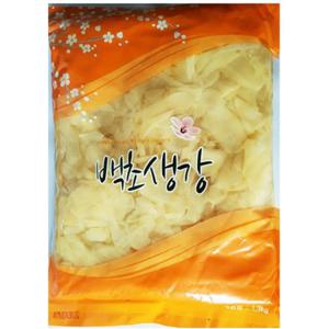백초생강 운화 1.3kgX10 절임류 일식요리 채생강