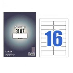100P 프린트라벨지 투명 라벨 잉크젯용 16칸