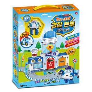 지나월드 교통놀이 로보카폴리 변신 구조대 도로놀이 본부 (334357) 운전놀이 자동차놀이
