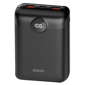 코끼리 보조배터리 고속충전 LCD 20000mAh 3포트 (블랙)