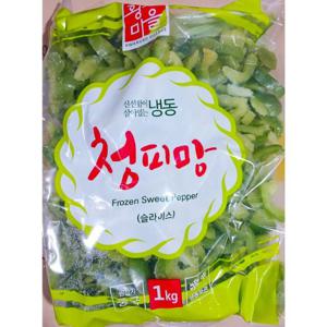 청피망(황보마을 냉동 슬라이스 1K) X10