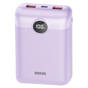 JMds 코끼리 보조배터리 고속충전 LCD 20000mAh 3포트 (퍼플)
