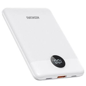 JMds 코끼리 보조배터리 미니 고속충전 LCD PD 22.5W 10000mAh C타입 USB 2포트 (화이트)