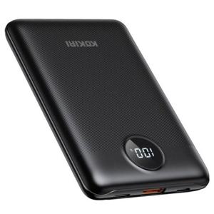 JMds 코끼리 보조배터리 미니 고속충전 LCD PD 22.5W 10000mAh C타입 USB 2포트 (블랙)