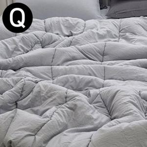 JMds 몽글몽글 소프트마이크로 피치가공 차렵이불 퀸 Q (그레이)
