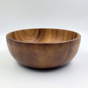 고급 아카시아 상사목 샐러드 볼 20cm