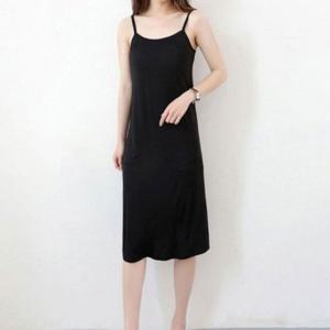 데일리 썸머 이너 민소매 원치스 미니스커트 파자마시스루소재 캐주얼 원피스룩 여자 여성용 세트아이템 코