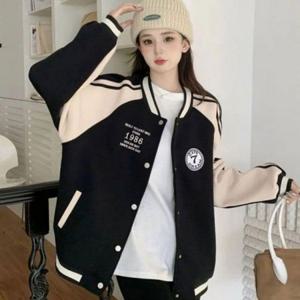 캐주얼룩우먼 룩 가을철 여유핏 베이스볼 블루종 일상템 점퍼 사파리자켓 베스트 윈드브레이커 자켓 F/W 니