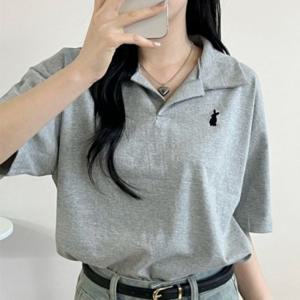 (위드기프트) (국내제작/원단보장) 머스트해브오픈카라 반소매티