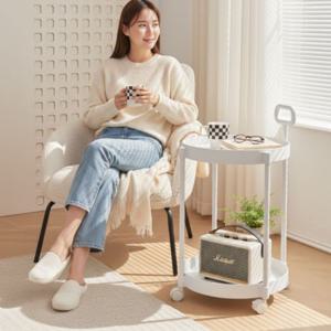 이동식 멀티 사이드 테이블 다용도 선반 수납 정리 보관 가정 사무실 카페 업소 가게 매장