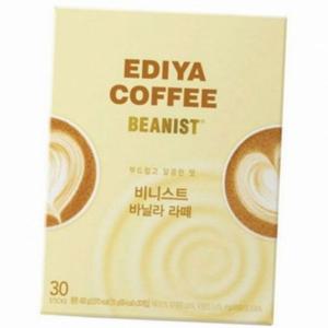 바닐라 스틱 믹스 인스턴트 크리미 봉지 라떼 간편 커피