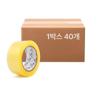kimspp 국산 OPP 투명테이프 48mmx80m 중포장 40개 강력접착 박스테이프