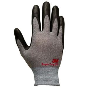 3M NBR폼 코팅 안전장갑 슈퍼그립200 회색 S(10조입)