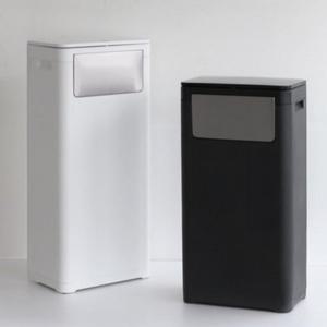 대형 휴지통 쓰레기 32L 심플 슬라이딩 원터치 카페