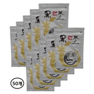 GS 프리미엄 흑홍삼 건강 패드 5매입 농축 한방 찜질 패치 50개