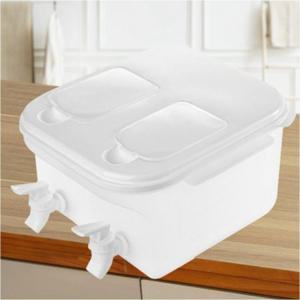 세제 디스펜서 소분 용기 드럼 세탁기 섬유 유연제 세제통 2구
