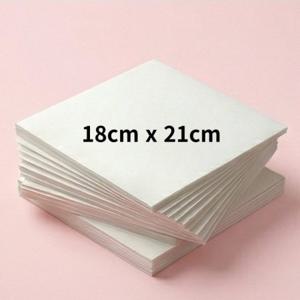 사각 종이호일 다용도 에어프라이어용 대용량 화이트 18cmx 21cm 1000개