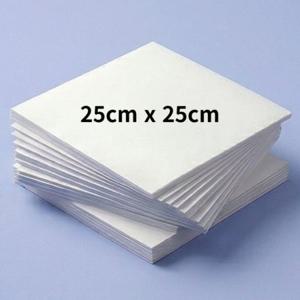 사각 종이호일 다용도 에어프라이어용 대용량 화이트 25cmx 25cm 1000개