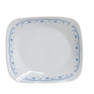 코렐 모닝블루 사각접시 중 23cm 1P 요리 플레이팅