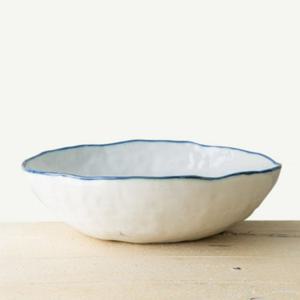 이천도자기 팔레트 화이트 샐러드볼 2호 26.5cm 식기 그릇 디저트 파스타
