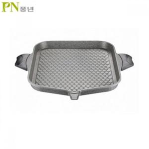 PN풍년 샤르텐IH 스톤 구이팬 34 x 29cm 고기불판 구이용 불판 후라이팬 프라이팬 주물팬