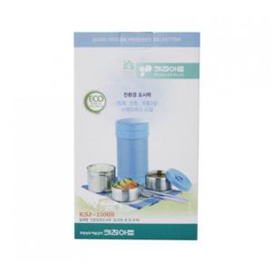 키친아트 보온 도시락 일체형1500S(1.5L)