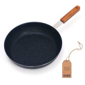오슬로 후라이팬 우드핸들 가정 인덕션 프라이팬 28cm