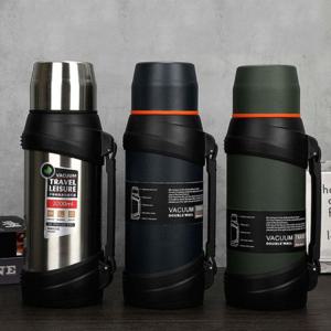 등산 낚시 캠핑 대용량 스텐 보온 보냉 포트 2000ml 텀블러 물병 큰보온 보냉병