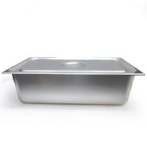 6인치 스테인레스 풀밧드 (뚜껑포함) 0150 0440/ 업소용 밧트 바트 반찬통 밀폐용기 보관 주방 식당