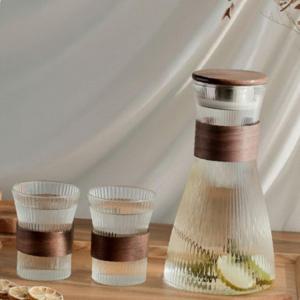 대용량 물병 1.5L 컵 310ml 2개 세트 식탁용 물통 물컵 세트