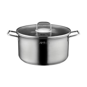 키친아트 26cm 곰솥냄비 스텐 3중바닥 업소용 찌개 국물냄비