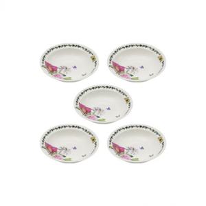 원형쿠프 5인치 5P 세라믹 앞접시 플레이팅 집들이선물 업소용