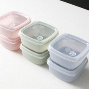 가져유 실리콘 소분 용기 2p 냉동밥 보관 전자렌지 밥용기
