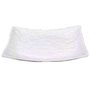 멜라민 그릇 생선 37.5cm 접시 반찬 그릇 직사각 백 대접 개인접시 멜라민접시 사각접시