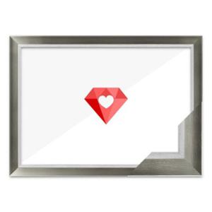 50x90 고급형 보석십자수 패브릭형 액자 (모던그레이) (아크릴 보호필름-스티커판 포함)