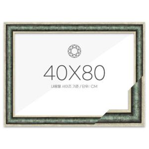 40x80 프리미엄 보석십자수 패브릭형 액자 (앤틱카키) (아크릴 보호필름-스티커판 포함)