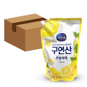 무궁화 키친솝 구연산 주방세제 레몬 민트향 1.2L 10개