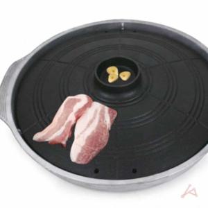 양면 마늘 솥뚜껑 구이판 고기판 가마솥뚜껑 불판 소고기불판 삼겹살불판 고기불판 삼겹살솥뚜껑