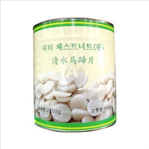 슬라이스캔 물밤 통조림 대용량 워터 체스트넛 요리 볶음