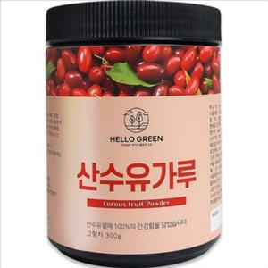 국산 산수유 분말 유기농 산수유 가루 구례 열매 300g